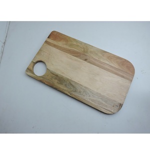 Tabla de Cortar de Madera de Acacia con Asa, Tabla para Cortar Pizza, Frutas y Alimentos, Decoración para Cocina y Hotel - Product Image 6