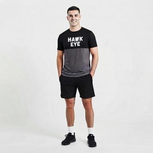 เสื้อยืดแขนสั้นคอกลมทรงสลิมฟิตสำหรับผู้ชาย Hawk Eye Sports รุ่นใหม่ แฟชั่นทันสมัย ผลิตจากผ้าฝ้ายฟลีซ 100% น้ำหนัก 400 กรัม เหมาะสำหรับออกกำลังกายและสวมใส่ลำลอง - Product Image 3