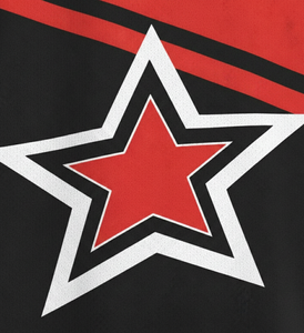 Camiseta de Baloncesto Personalizada Roja y Negra con Estampado de Estrellas, sin Mangas, Cuello en V, Sublimada, Ropa Deportiva para Hombre, para Todas las Temporadas, Corte Regular - Product Image 5