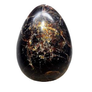 Oeuf de yoni de haute qualité grenat oeufs en pierre naturelle en forme d'oeuf de jade semi-précieux protection énergétique exercice vaginal grossiste - Product Image 1