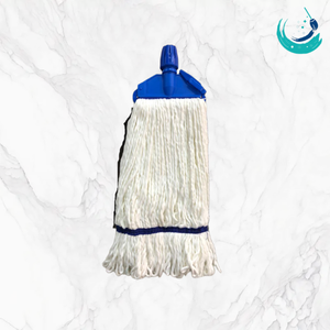 หัวไม้ถูพื้น KSR คุณภาพสูง สีขาวบริสุทธิ์ แบบ Kentucky พร้อมที่หนีบสีสันสดใส 4 สี  แบบรีดน้ำได้เอง ทนทาน ใช้ซ้ำได้ สำหรับทำความสะอาดพื้น - Product Image 1