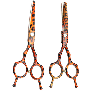 Ciseaux à cheveux professionnels en acier inoxydable de 6 pouces, lame tranchante, durables, logo personnalisé, ciseaux de barbier, fournisseur OEM, coiffure - Product Image 1