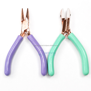 ชุดคีมทำเครื่องประดับสีโรสโกลด์ 2 ชิ้น คีมปากแหลมและคีมปากไนลอน สำหรับงานประดิษฐ์ลูกปัด - Product Image 2