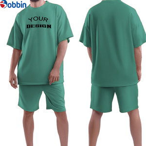 Conjunto de Shorts Deportivos Transpirables Estampados para Hombre, Colección Verano, Tallas Grandes, Personalizables - Product Image 1