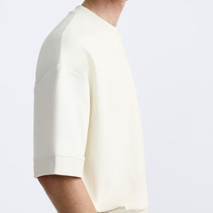 Ensembles Courts Homme en Gros – Tenue Décontractée Été avec T-shirt et Short à Épaules Tombantes – Ensemble Masculin de Sport 100% Coton Respirant - Product Image 4