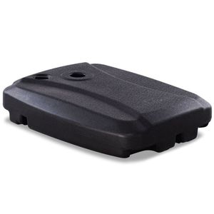 Base de sombrilla de patio de plástico de 60L con peso, duradera para exteriores, con opciones de relleno de agua/arena - Product Image 1