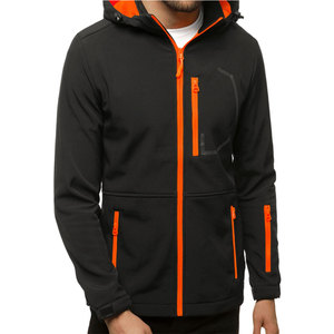 Meilleure Vente : Veste Softshell Homme Hiver Respirante Coupe-Vent avec Fermeture Éclair pour Randonnée Décontractée en Extérieur - Product Image 1