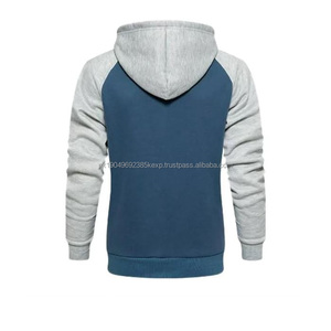 เสื้อฮู้ดดี้ผู้ชายผ้าฝ้ายเฟรนช์เทอร์รี่ทรงโอเวอร์ไซส์แบบหนา ไหล่ตก ผ้าถักเรียบ ไม่มีลาย สั่งทำได้ พร้อมสกรีนโลโก้ - Product Image 2