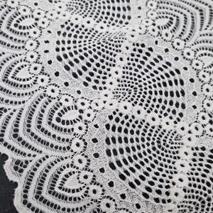 Cinta de encaje elástico floral festoneado de nailon y elastano ligero de 17 cm, ribete de encaje de punto por urdimbre para lencería, banda de sujetador y uso en bodas - Product Image 2