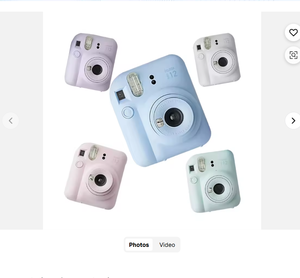 Appareil photo instantané Fujifilm Instax Mini 12 le plus vendu 2026 avec papier photo Instax Mini Film – Nouvelle Arrivée - Product Image 1