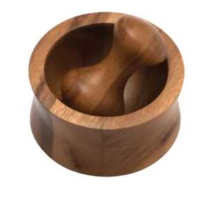 Skies Trader Classic Pedestal Wooden Mortar and Pestle Set Manual <b>Herb</b> Spice <b>Grinder</b> Garlic Crusher Bowl Kitchen Mill Tool - Product Image 6