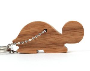 Porte-clés en bois naturel non fini, personnalisés, gravés au laser, en vrac, à prix abordable - Product Image 6