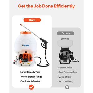 26.5CC 0.9HP Gasoline Powered Backpack <b>Sprayer</b> with 5 Gallon Tank Large Area Coverage Lawn Spraying Machine for Garden <b>Sprayers</b> - Product Image 5