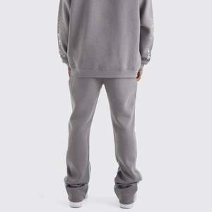 Pantalon de jogging en coton pour homme, coupe droite, large et évasée, style streetwear, vêtements de sport pour hommes - Product Image 5