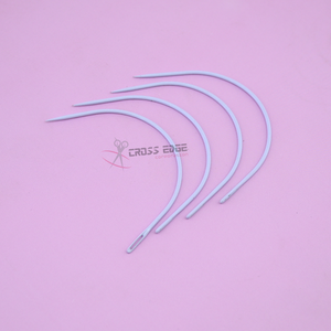 Professional Wig Making Needles C Shape Curved Hair Extension <b>Sewing</b> Needles Stainless Steel wig making <b>sewing</b> needles - Product Image 1