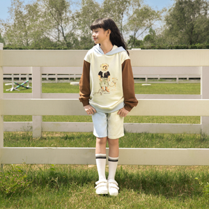 Ethan เสื้อฮู้ดแบบสวมศีรษะสำหรับผู้หญิงและผู้ชาย, เสื้อมีฮู้ดแบบรูดซิปแขนยาวพิมพ์ลายการ์ตูนผ้าฝ้าย100% เทอร์รี่360 GSM - Product Image 4