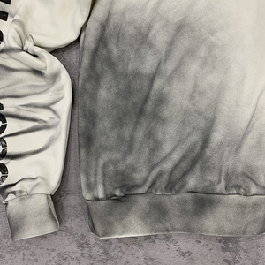 Sweat-shirts à capuche en molleton streetwear d'hiver imprimés sur mesure 2026 OEM Nouveaux surdimensionnés épais 100% coton délavé à l'acide effet vieilli - Product Image 4