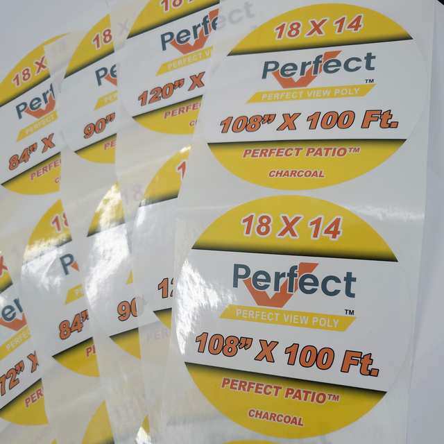 Custom Product Packing Round Stickers