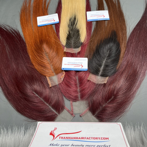 Extensions de cheveux à fermeture en dentelle droite Remy vietnamienne Cheveux humains Texture naturelle douce et soyeuse Vente en gros - Product Image 6