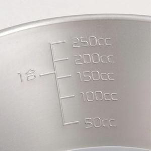 Tasse en titane PTYGRACE Sierra, disponible en 4 tailles, tasse légère en titane pour l'extérieur, outil de cuisson pour le camping, vente en gros japonaise - Product Image 5