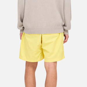 Short de bain pour homme, best-seller, uni, décontracté, écologique, à séchage rapide, en nylon, couleur jaune, respirant, avec taille élastique - Product Image 2