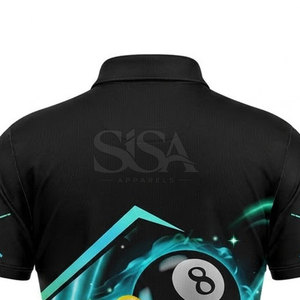 Camiseta Deportiva de Billar Duradera, Talla Grande, Manga Corta, Secado Rápido, Transpirable, para Equipo de Snooker, Producción al por Mayor - Product Image 6