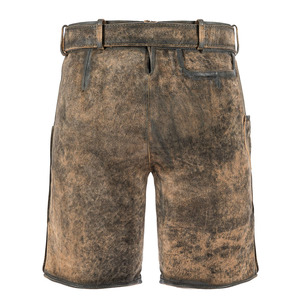 Shorts en satin 100 % polyester pour homme, style décontracté chic, vintage, brodés, avec ceinture – Imperméables et respirants - Product Image 4