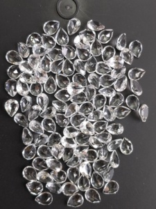 Topacio Blanco Natural 8x6MM Corte Pera, la Mejor Calidad, Piedra Preciosa Suelta Personalizable para Joyería, Red Mountain Gems - Product Image 5