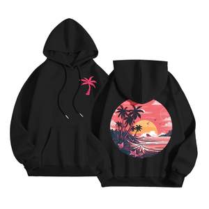 เสื้อฮู้ดดี้ผ้าฝ้ายคุณภาพสูงขายส่ง แบบยูนิเซ็กส์ ทรงโอเวอร์ไซส์ แฟชั่นผ้าเฟรนช์เทอร์รี่ - Product Image 4