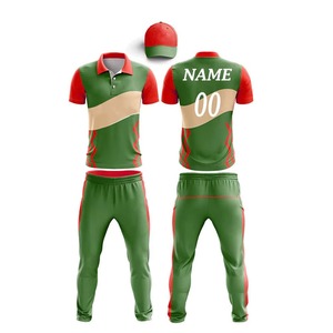 Uniforme de Cricket Personalizado al por Mayor, Diseño Sublimado, Jersey de Equipo a Bajo Precio, Uniforme de Cricket Transpirable con Logotipo Personalizado a Precio Económico - Product Image 2