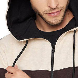 Conjunto Deportivo 2 en 1 para Hombre, Sudadera con Capucha y Cremallera Completa, Pantalones con Bloques de Color Sólido, Ropa Casual de Otoño con Bolsillos Laterales - Product Image 4
