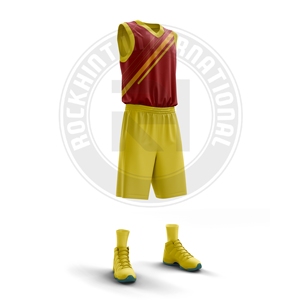 Uniforme de Baloncesto para Equipo, Diseño Ligero con Base de Poliéster, Cómodo para las Sesiones de Entrenamiento - Product Image 2