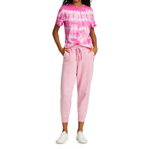 T-shirt imprimé en coton rose tie-dye pour femme, nouvelle collection, haute qualité, service OEM, best-seller, à prix raisonnable - Product Image 2