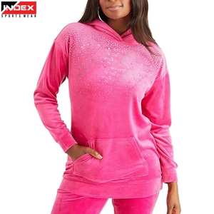 Sweat-shirt à capuche moderne pour femme, style sport USA, personnalisé, chaud, décontracté, pour l'entraînement et la gym - Product Image 1