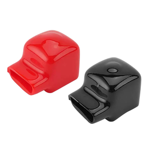 ปลอกหุ้มขั้วแบตเตอรี่สีแดงและสีดำ ทำจากพลาสติก PVC สำหรับรถยนต์ - Product Image 1
