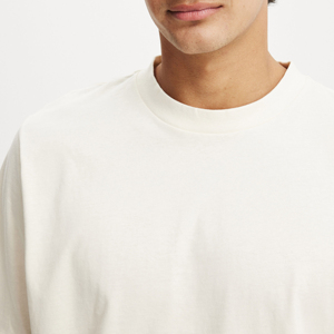 T-shirts pour hommes en gros avec logo personnalisé, nouvelle collection, meilleure qualité, style formel, 100 % coton, col rond, coupe ample, t-shirts courts - Product Image 3