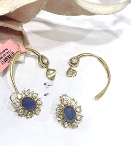 Stylish Premium Quality Gold Plated <b>Ear</b> <b>cuff</b> With Detachable Studs for Women Girls for Evening Looks for Party Wear Fashion - Product Image 6