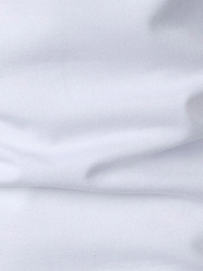 Men's <b>White</b> Short Sleeve <b>Polo</b> Shirt Regular Fit Casual Knitted Solid Color With Navy Trim On Cuffs - Product Image 4