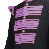 Ensemble uniforme de fanfare style streetwear : veste, pantalon, chemise en coton, soie et polyester avec doublure, sur mesure, logo personnalisé, pour hommes adultes