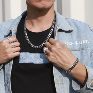 Most Selling <b>Iced</b> <b>Out</b> Diamond mossinate Gemstone <b>Chain</b> or Gifting Clubwear and Fashion Accessories Available for Best Price - Product Image 3