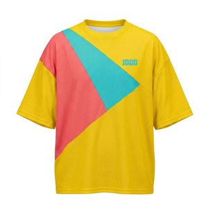 เสื้อยืดโอเวอร์ไซส์ผู้ชายคุณภาพสูง เนื้อผ้านุ่ม สวมใส่สบาย ระบายอากาศได้ดี แห้งเร็ว เป็นมิตรกับสิ่งแวดล้อม ผลิตจากผ้าฝ้าย 100% - Product Image 1