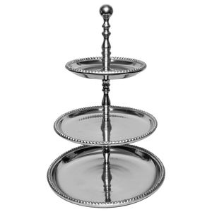 Metal hierro cobre plateado acabado decorativo pastel servir soporte boda decoración lujo pastel soporte decorativo - Product Image 3