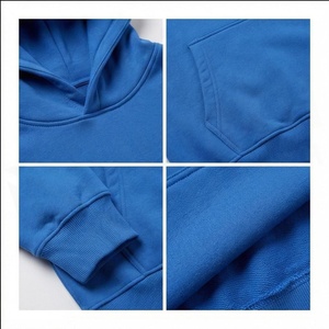 เสื้อฮู้ดดี้โอเวอร์ไซส์สีน้ำเงิน North Approach สำหรับผู้ชาย สไตล์ลำลอง ผ้าฝ้ายเฟรนช์เทอร์รี่ มีกระเป๋าหน้า ระบายอากาศได้ดี เหมาะสำหรับใส่ในฤดูใบไม้ร่วง - Product Image 4