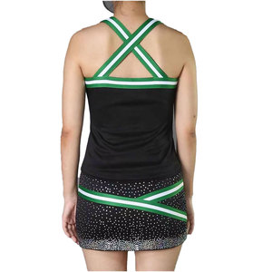Ensemble de Jupes Athlétiques de Haute Qualité pour Enfants, Tenue de Cheerleading Junior avec Strass pour Équipes de Cheerleading - Product Image 4