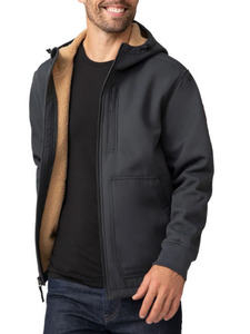 Veste softshell d'hiver de haute qualité pour homme, fermeture éclair sur le devant - Product Image 2