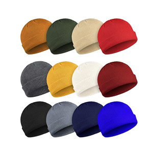 Custom Outdoor Cycling Running Men Plain Common 100% Polyester All-Season Beanie <b>Hat</b> Top Trending Lightweight Wool Fabric - Product Image 6
