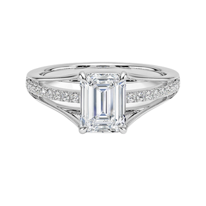 Classic White Silver <b>Crystal</b> <b>Ring</b> for Women Elegant Wedding Engagement Anniversary Party Jewelry Gift - Product Image 2