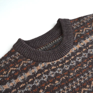 Pull en maille torsadée épaisse à col roulé pour homme, coupe ample, idéal pour l'automne et l'hiver - Product Image 6