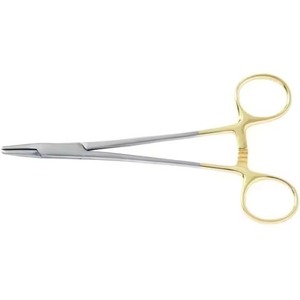 DeBakey Needle Holder T.C Gold 200 mm 20-250-200 Stainless Steel Manual Surgical <b>Instrument</b> High <b>Temperature</b> Sterilization for - Product Image 3