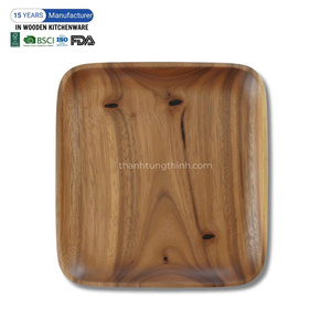 Planche à découper rectangulaire en bois avec poignée, finition naturelle, ustensiles de cuisine - Product Image 6